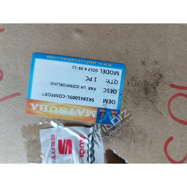 Volkswagen Golf6 Conforline Sol-Sağ Ön Farlar 5K1941005L 2008-2013